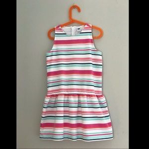 JANIE AND JACK- Stripped ponte dress